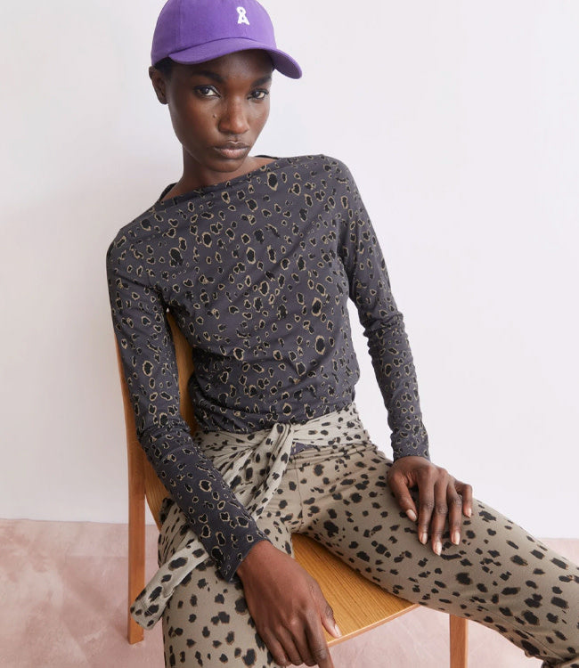 ARMEDANGELS boothals shirt SINJA LEO tencel biologisch katoen