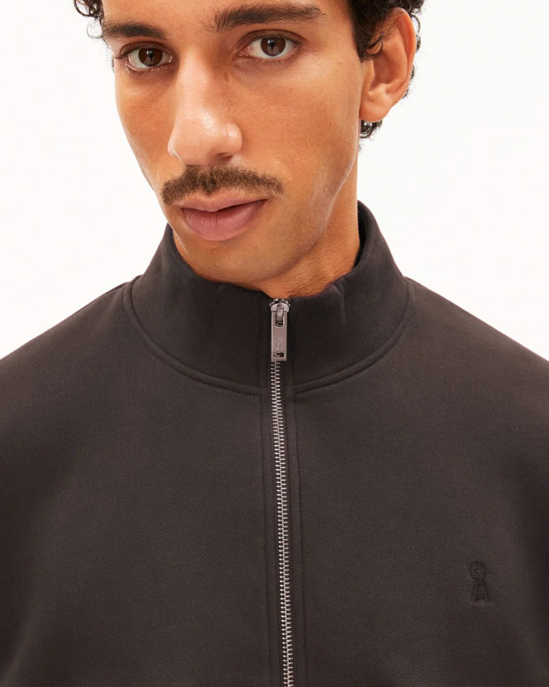 ARMEDANGELS Pullover mit Reißverschluss WAARLO VELVET Bio-Baumwolle