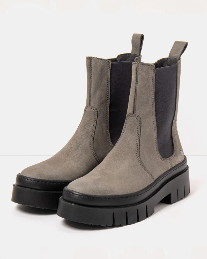 ART nachhaltiger CHELSEA BOOT mit dicker Sohle LEEDS BLACK