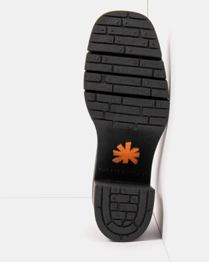 ART nachhaltige LACK-STIEFELETTEN mit Absatz BERNA JUNGLE