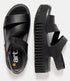ART zwarte duurzame sandalen met dikke zool LOLA BLACK