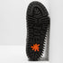 ART zwarte duurzame sandalen met dikke zool DUNE BLACK