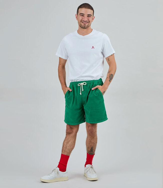 BRAVA korte broek corduroy biologisch katoen GREEN