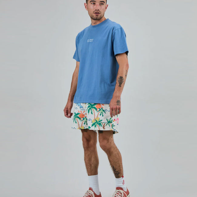 BRAVA t-shirt van biologisch katoen 404 TROPICAL BEACH
