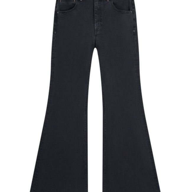 DAWN Flared spijkerbroek CELESTE BLACK tencel katoen