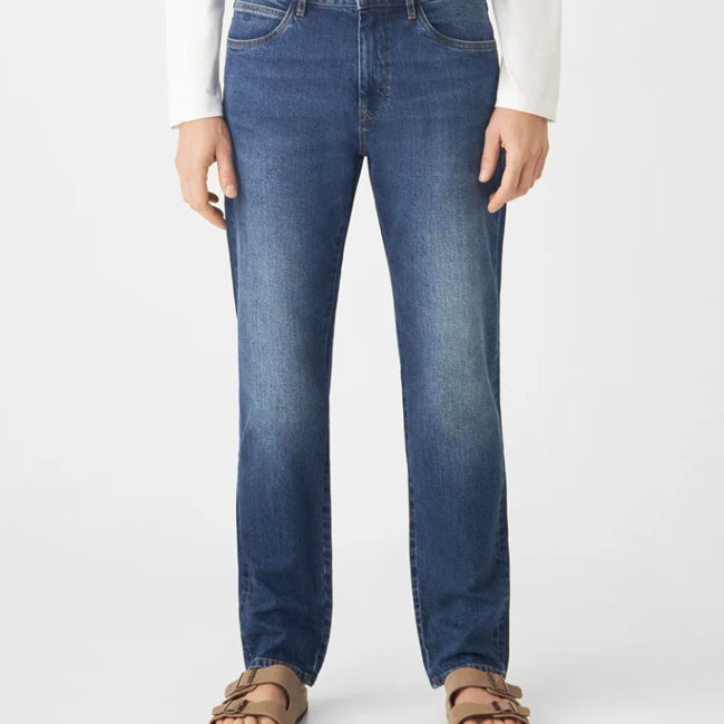 DAWN DENIM spijkerbroek DUSK INDIGO biologisch katoen