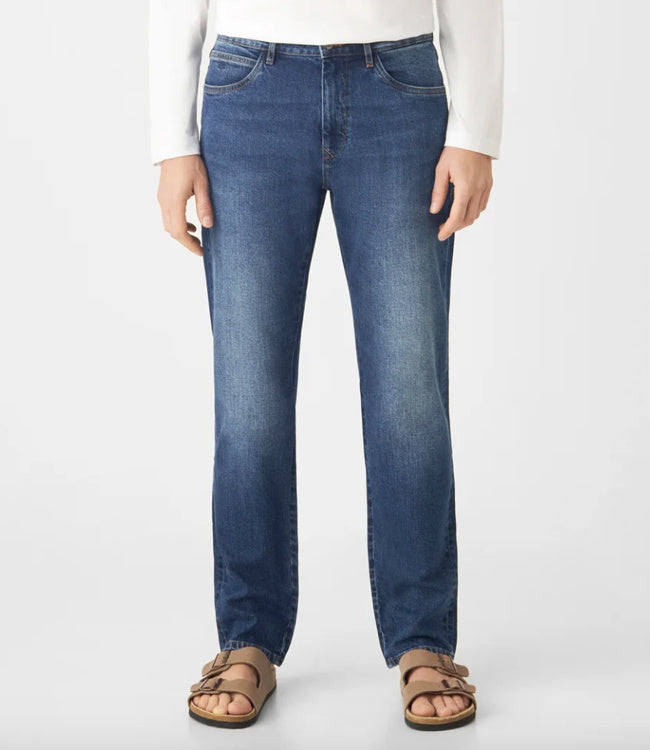 DAWN DENIM spijkerbroek DUSK INDIGO biologisch katoen