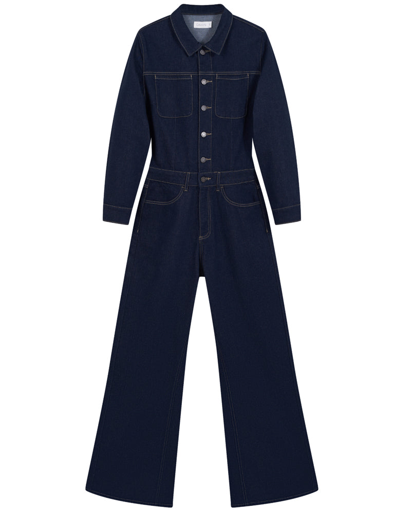 DAWN DENIM Jumpsuit GRACE RAW Tencel Baumwolle