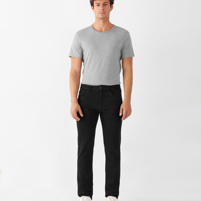 DAWN DENIM spijkerbroek DUSK BLACK biologisch katoen