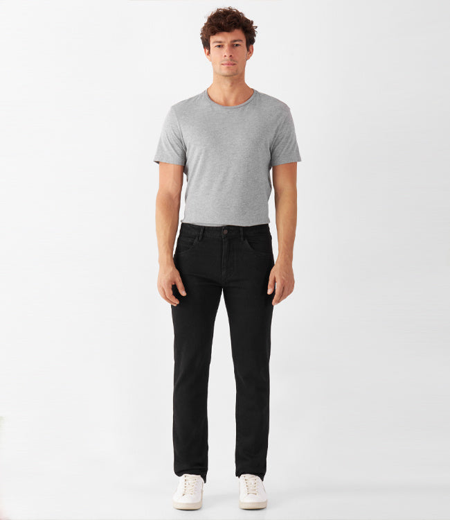DAWN DENIM spijkerbroek DUSK BLACK biologisch katoen