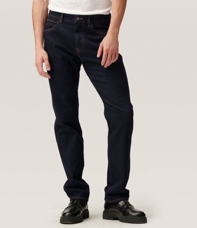 DAWN DENIM spijkerbroek DUSK DARK BLUE biologisch katoen