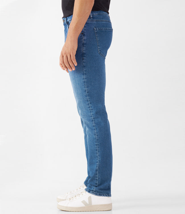 DAWN DENIM spijkerbroek DUSK MID BLUE biologisch katoen
