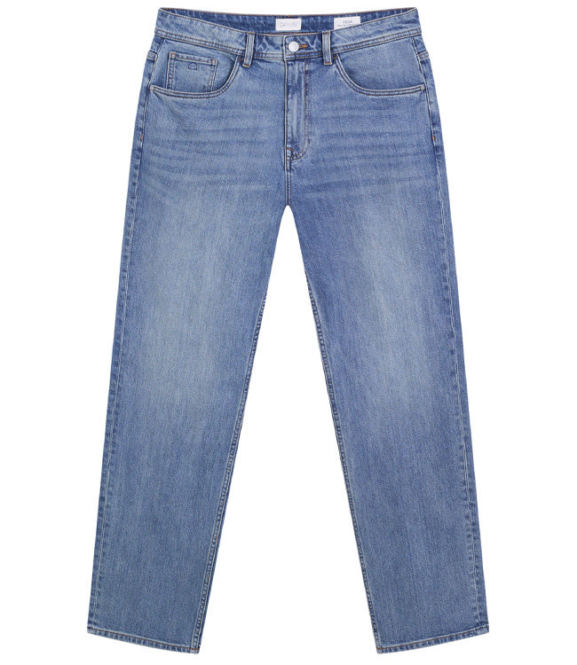 DAWN DENIM spijkerbroek VEGA BRIGHT BLUE biologisch katoen
