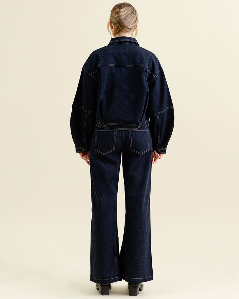 DAWN DENIM Jeansjacke CALLI RAW Tencel Baumwolle