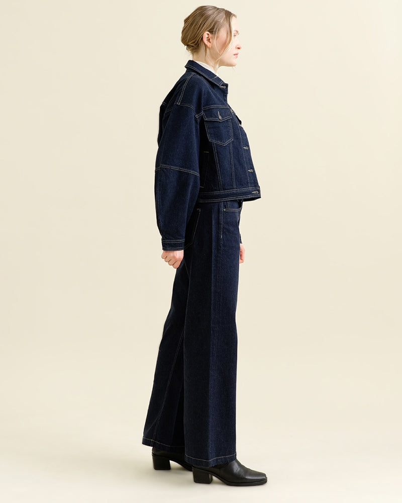 DAWN DENIM Jeansjacke CALLI RAW Tencel Baumwolle