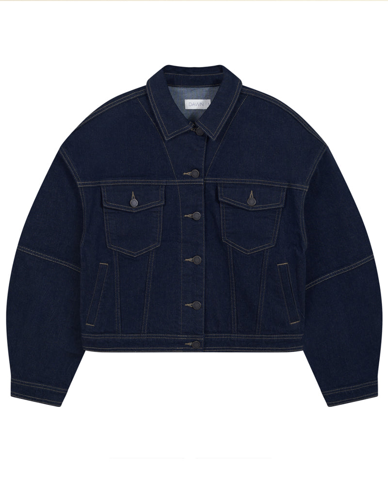 DAWN DENIM Jeansjacke CALLI RAW Tencel Baumwolle