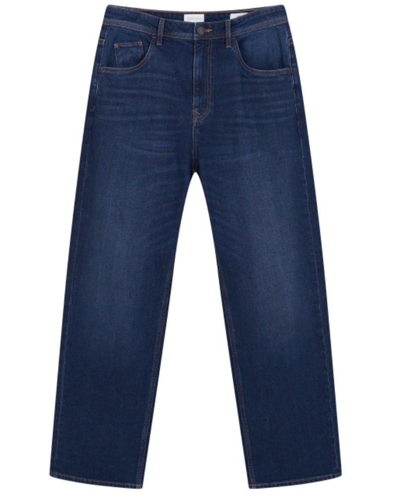 DAWN DENIM spijkerbroek VEGA DARK BLUE biologisch katoen