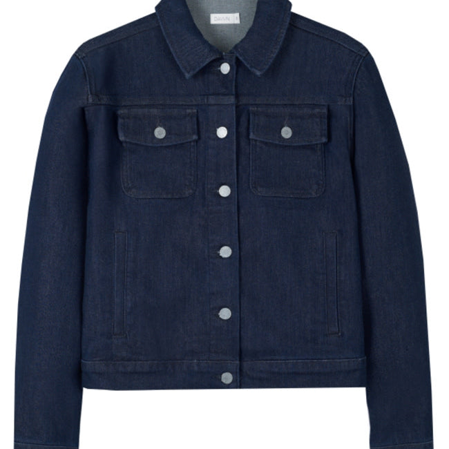 DAWN DENIM spijkerjas CALLI RAW tencel katoen