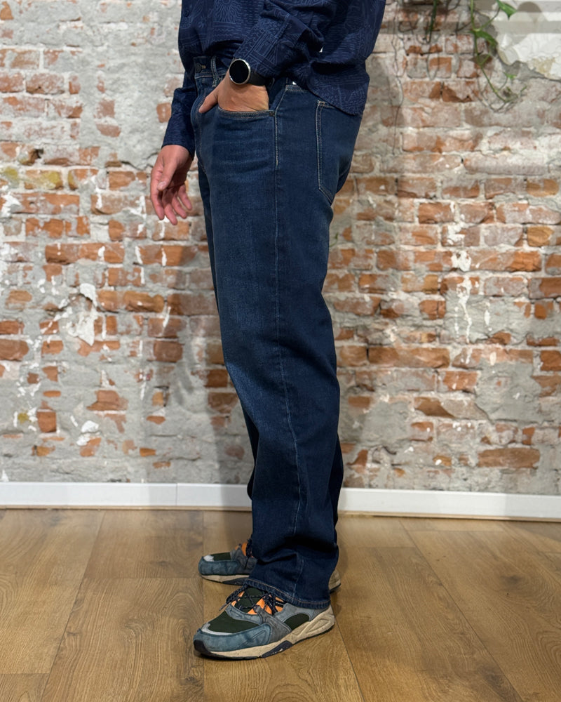 DAWN DENIM spijkerbroek VEGA DARK BLUE biologisch katoen