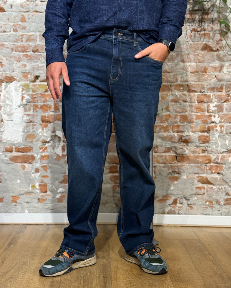 DAWN DENIM spijkerbroek VEGA DARK BLUE biologisch katoen