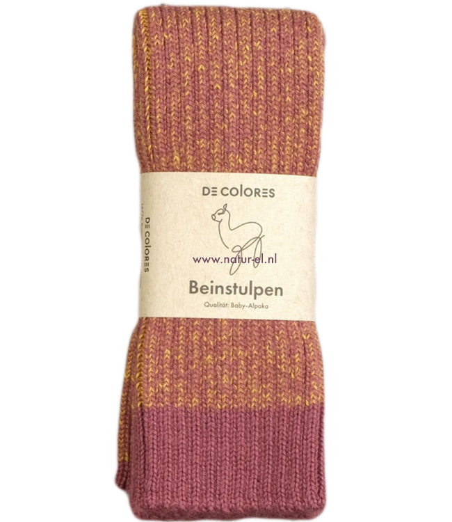 DE COLORES 100% baby alpaca BEENWARMERS TWO TONE spring