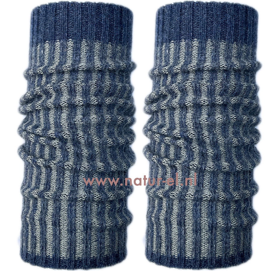 DE COLORES 100% baby alpaca BEENWARMERS TWO TONE jeans 86