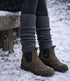 DE COLORES beenwarmers baby alpaca GRIJS  - 40 cm