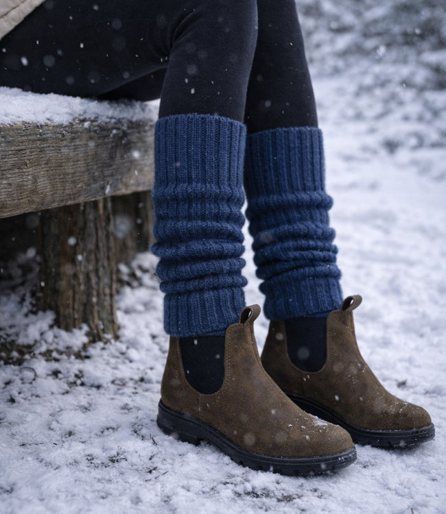 DE COLORES beenwarmers baby alpaca JEANS 86 - 40 cm