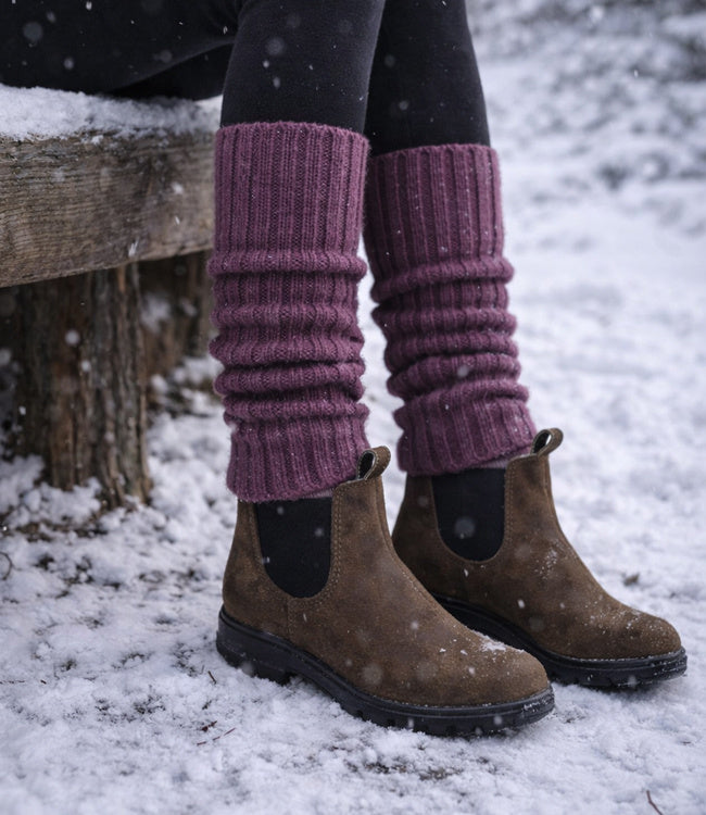 DE COLORES beenwarmers baby alpaca ROZE 55 - 40 cm