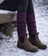 DE COLORES 100% baby alpaca BEENWARMERS TWO TONE roze 55
