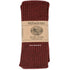 DE COLORES nierwarmer RIB van 100% alpaka ROOD 47