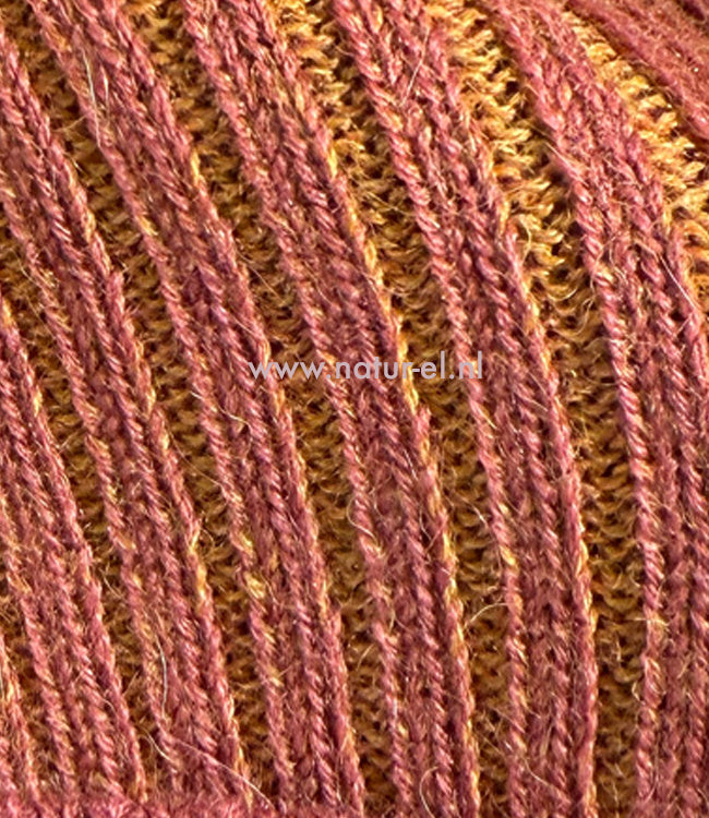 DE COLORES Polswarmers 100% baby alpaca TWO TONE lente