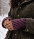 DE COLORES Polswarmers 100% baby alpaca TWO TONE ROZE 55