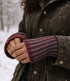 DE COLORES Polswarmers 100% baby alpaca TWO TONE ROOD 47