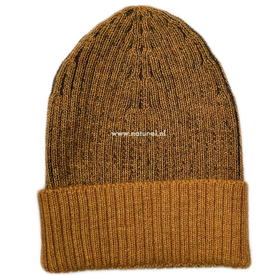 DE COLORES 100% baby alpaca MUTS TWO TONE mosterd 22
