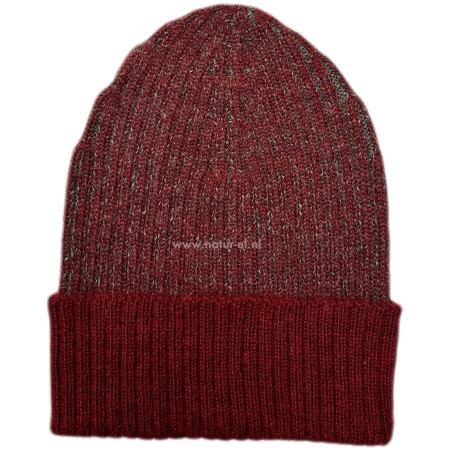 DE COLORES 100% baby alpaca MUTS TWO TONE rood 47