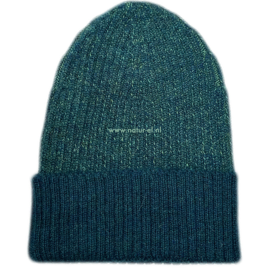 DE COLORES 100% baby alpaca MUTS TWO TONE petrol 75