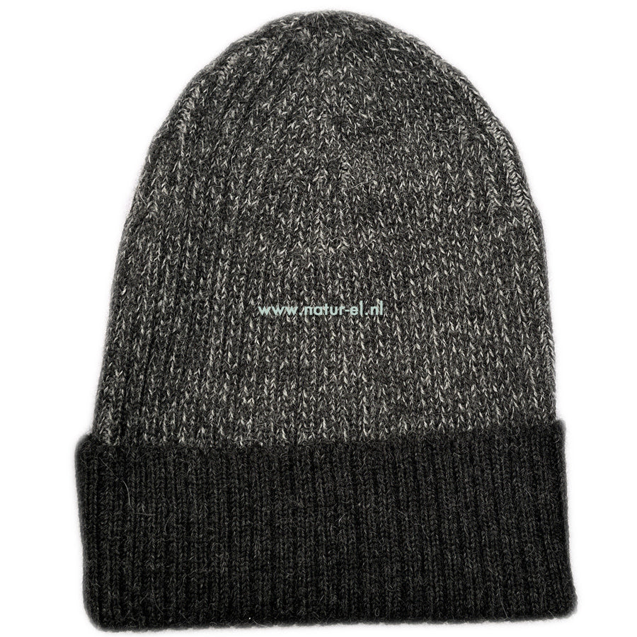 DE COLORES 100% baby alpaca MUTS TWO TONE antraciet 14