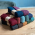 DE COLORES Polswarmers baby alpaca RIB GROEN MELANGE 70