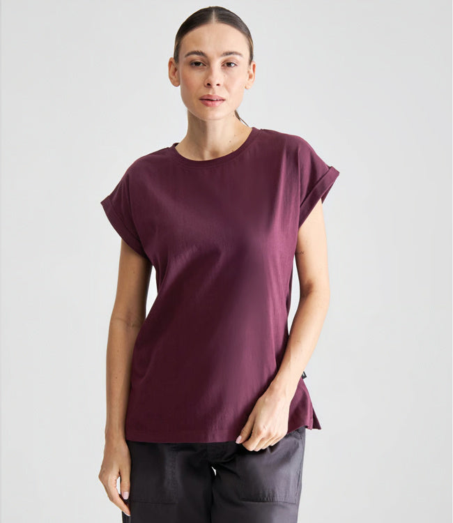 DEDICATED effen shirt VISBY FIG biologisch katoen