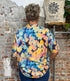 DEDICATED wijde blouse ALSVIK IKAT met print tencel