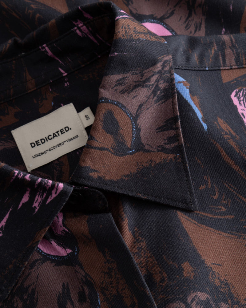 DEDICATED weite Bluse ALSVIK CHAIRS mit Print Tencel