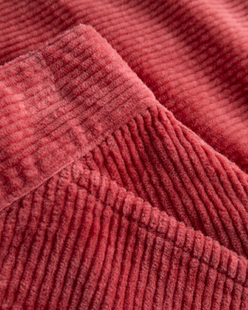 DEDICATED corduroy rok MARJO HOLLY RED biologisch katoen