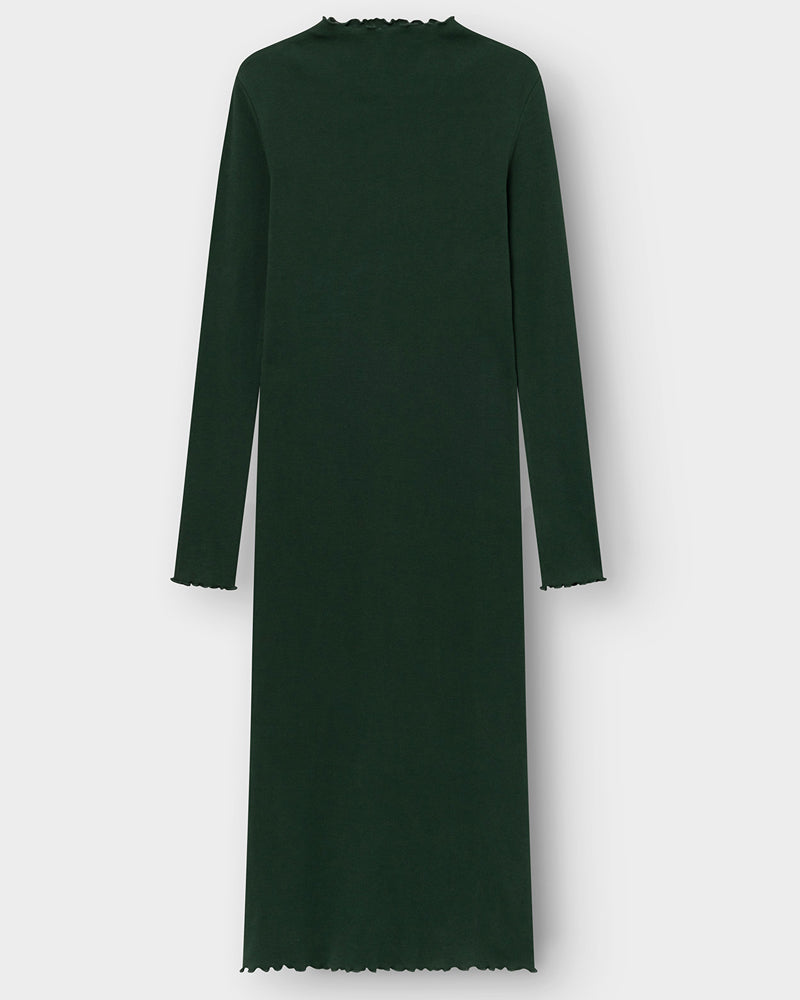 DEDICATED langes Rippstrickkleid LOFTA FIG aus Bio-Baumwolle