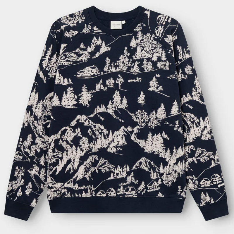 DEDICATED sweater MALMOE HILLS van biologisch katoen