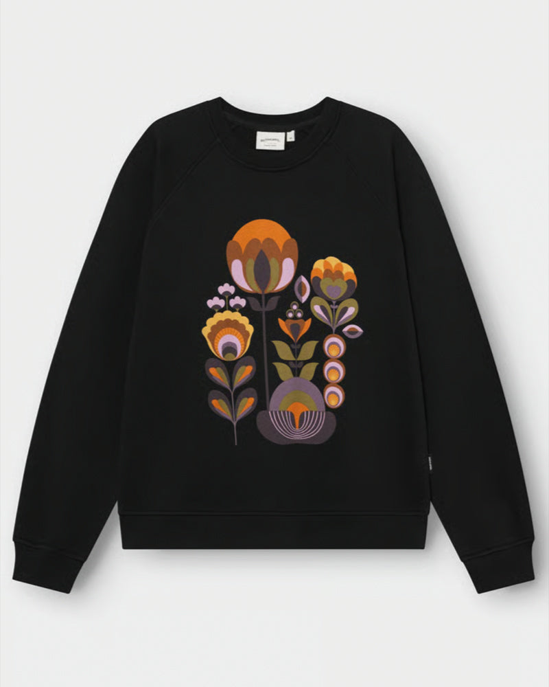 DEDICATED Pullover FANTASY FLOWERS aus Bio-Baumwolle