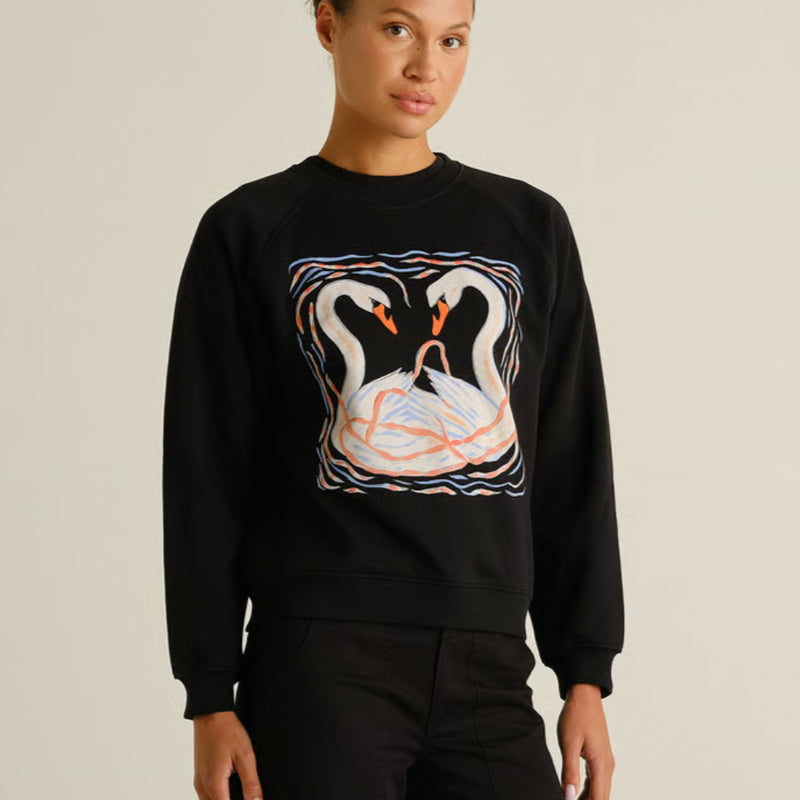 DEDICATED Pullover FANTASY FLOWERS aus Bio-Baumwolle
