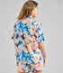 DEDICATED wijde blouse ALSVIK IKAT met print tencel