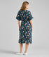 DEDICATED jurk KALLVIK STRAWBERRY met ceintuur van tencel