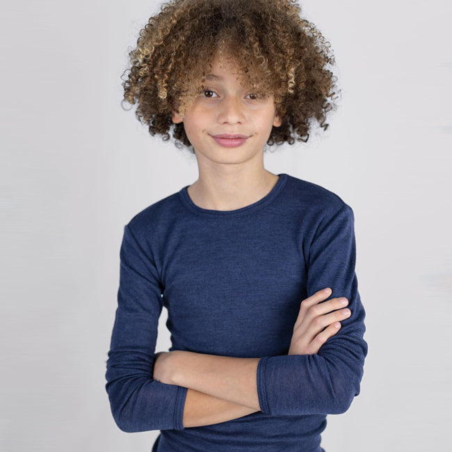 ENGEL longsleeve van wol zijde EFFEN MARINE kind